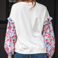 Isabel Floral Ruffled Balloon Sleeve Loose Blouse - Farnelli