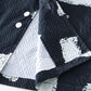 Men's Printed Button Up Short Sleeve Shirt - Farnelli
