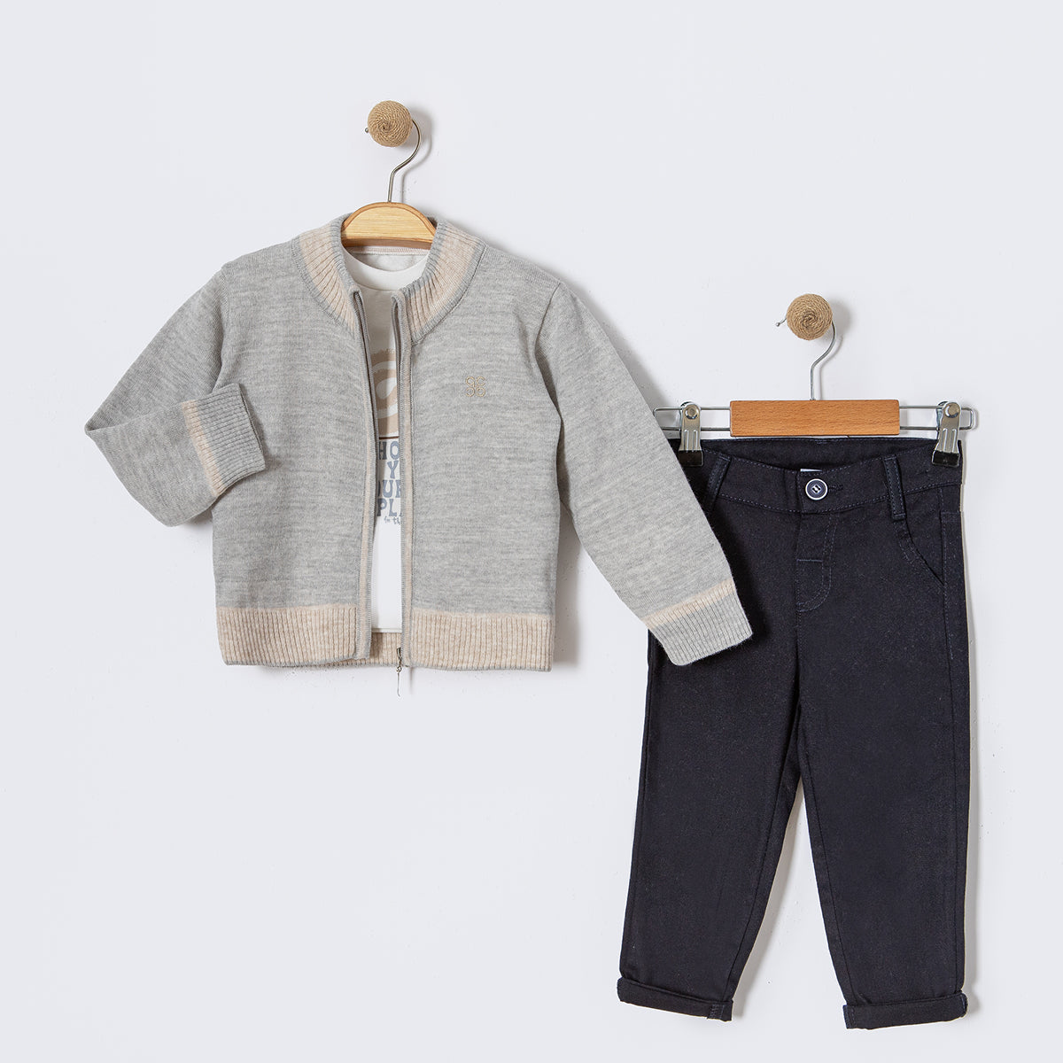 Maple Matt Baby 3PC Knit Set-1