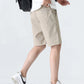 Men's Plus Size Elastic Waistband Shorts with Pockets - Farnelli