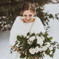 Ivory / White / Blush Fur Shawl (Butterfly Wht05/Ivy05/Blu05)