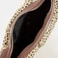 Fame Spotted Leopard Print Half Moon Shoulder Bag - Farnelli