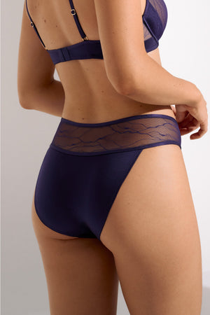 Lisca Nightscape Glamour Violet Brief Panty-1