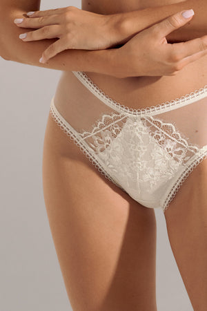 Lisca Daydream Cream High Leg Bikini Panty-0