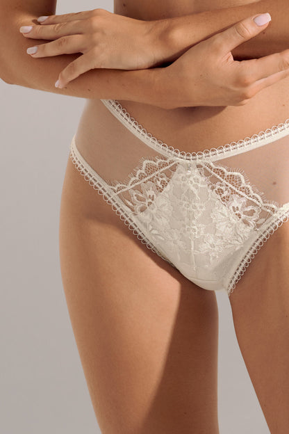 Lisca Daydream Cream High Leg Bikini Panty-0