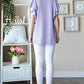 Heimish Full Size Ruffled Sleeve Ribbed Top - Farnelli