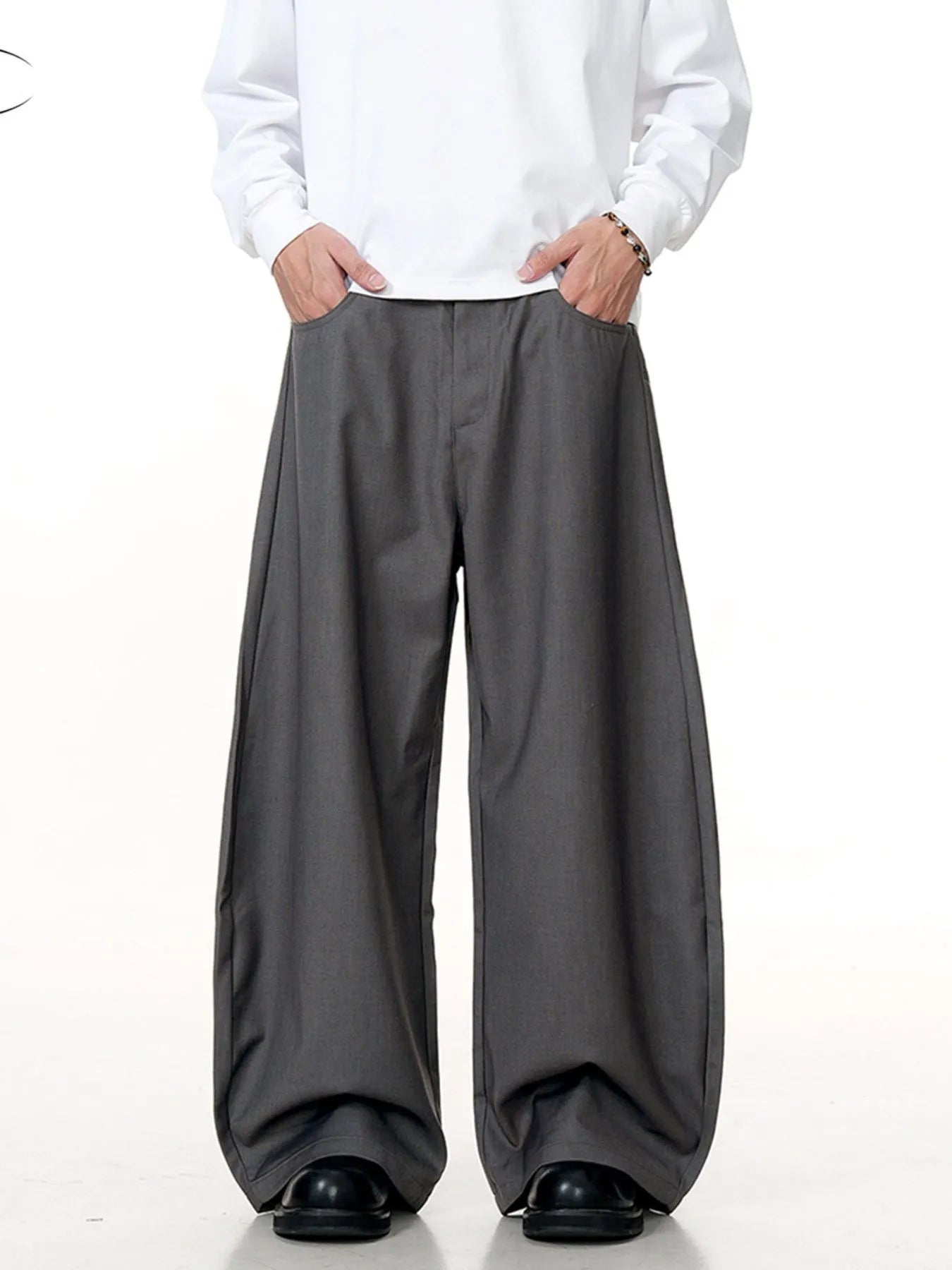 Men's Wide Leg Relaxed Fit Casual Pants - Farnelli