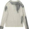 Men's Ribbed Knit Long Sleeve Sweater - Apricot