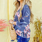 And The Why Front Tie Knot Floral Print Top - Farnelli