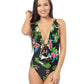 BLACK TROPICAL ONE PIECE