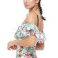 TROPICAL OFF THE SHOULDER ONE PIECE