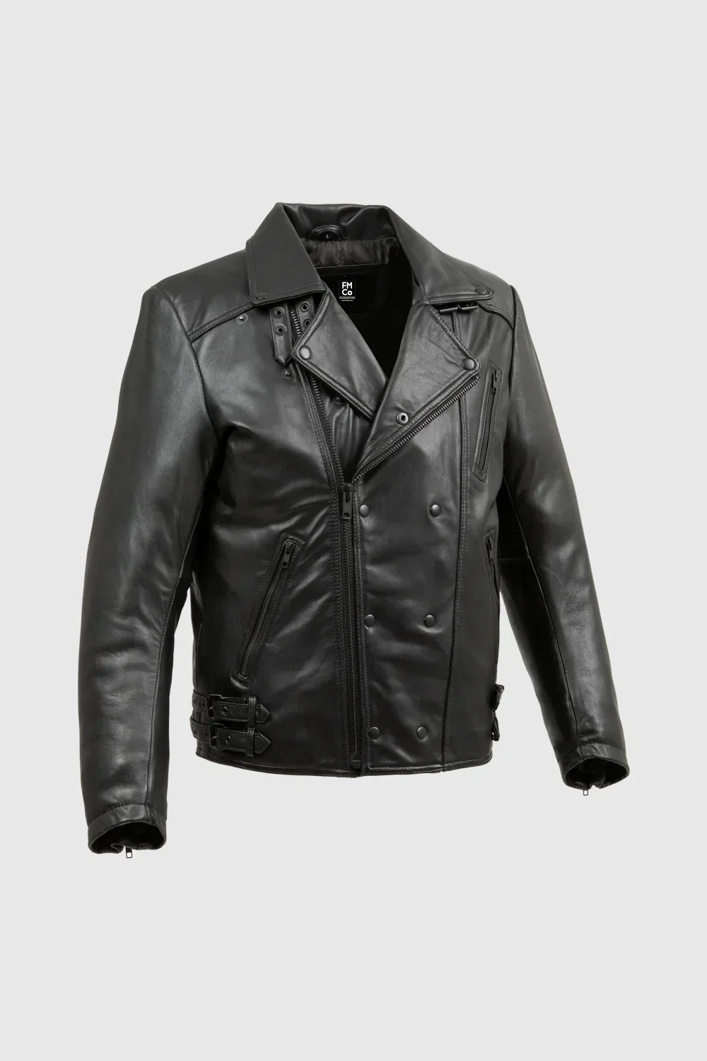 Whet Blu NYC Domanico men's leather fashion jacket in a sleek, classic design