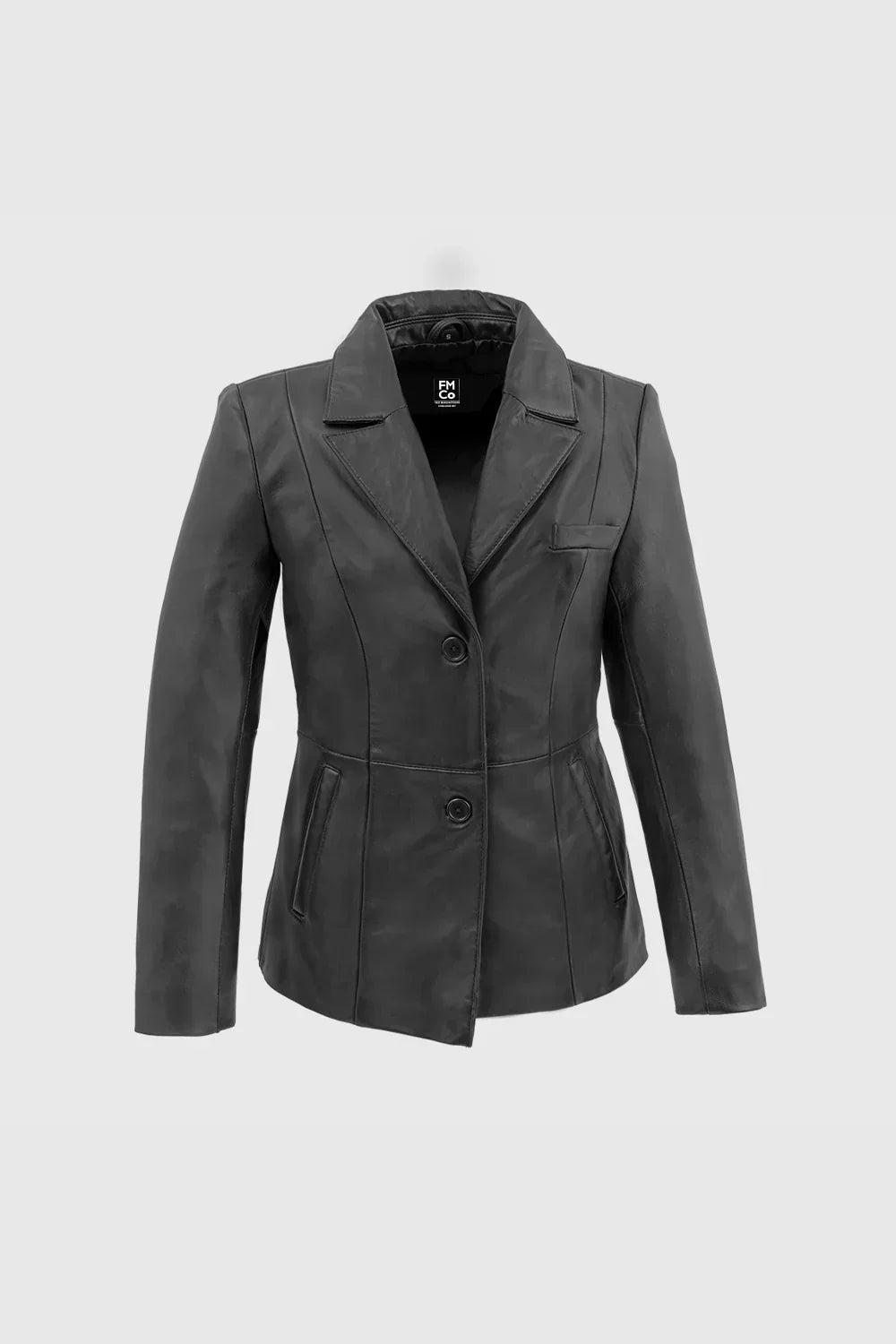 Mia women's New Zealand lambskin leather jacket by Whet Blu NYC in a classic silhouette