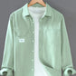 Men's Plus Size Button Up Long Sleeve Shirt - Farnelli