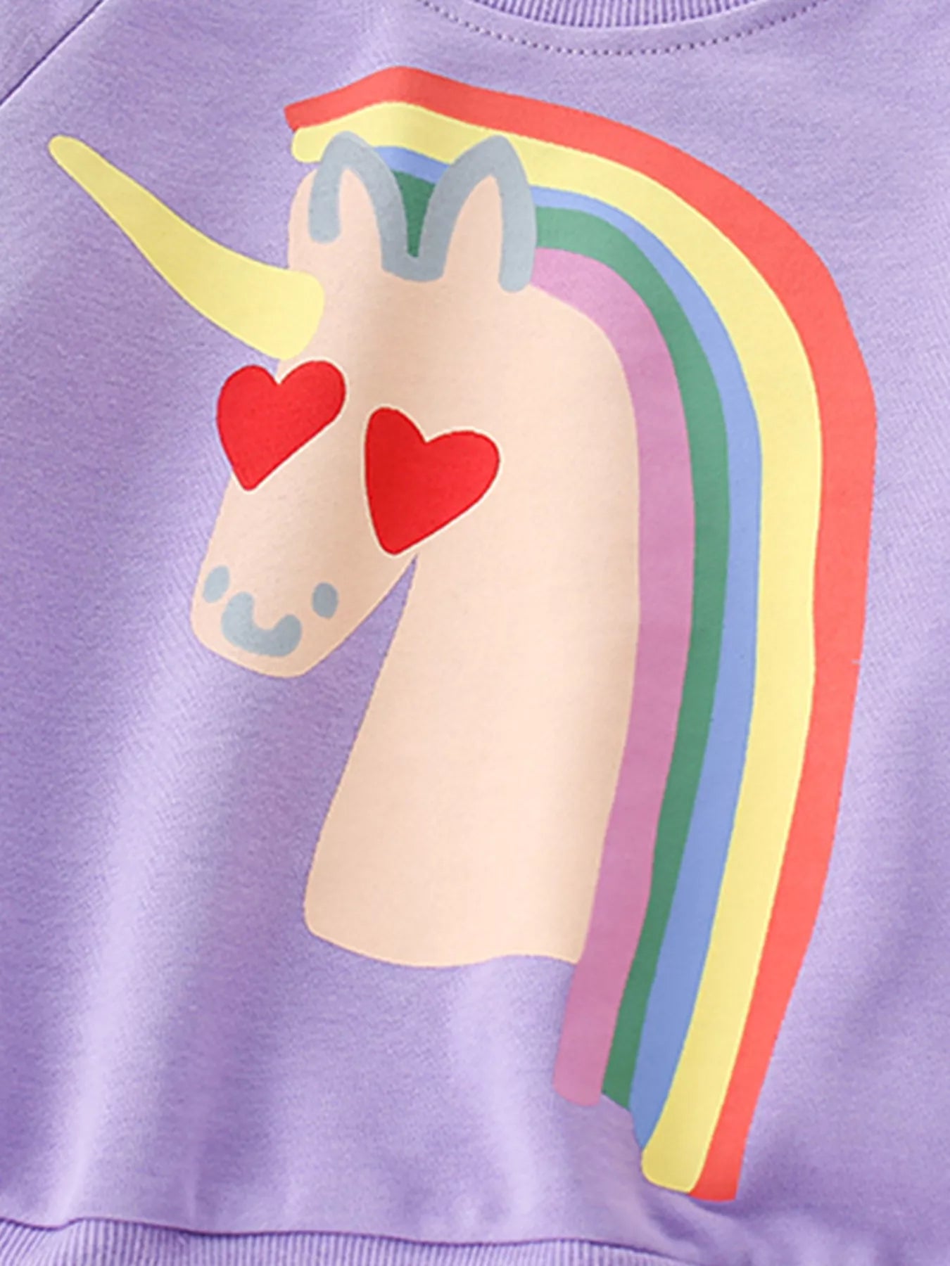 Children's Unicorn Rainbow Graphic Sweatshirt - Farnelli