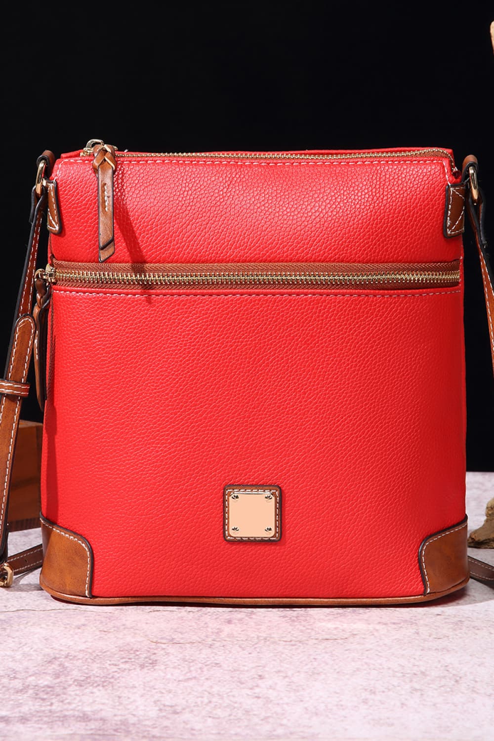 PU Leather Crossbody Bag - Farnelli
