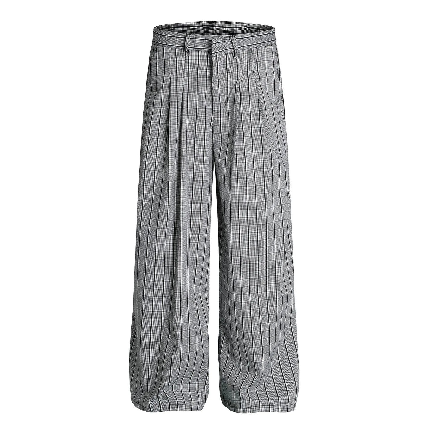 Men's Textured Wide Leg Pants - Farnelli