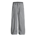 Men's Textured Wide Leg Pants - Farnelli