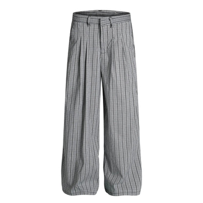 Men's Textured Wide Leg Pants - Farnelli