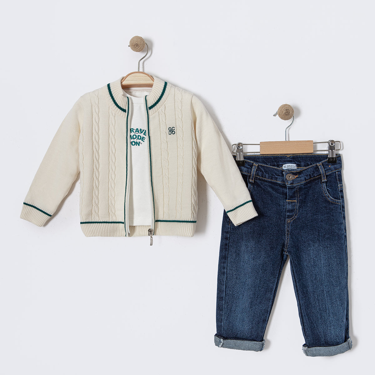 Crisp Chris Boys 3PC Knit Set-3
