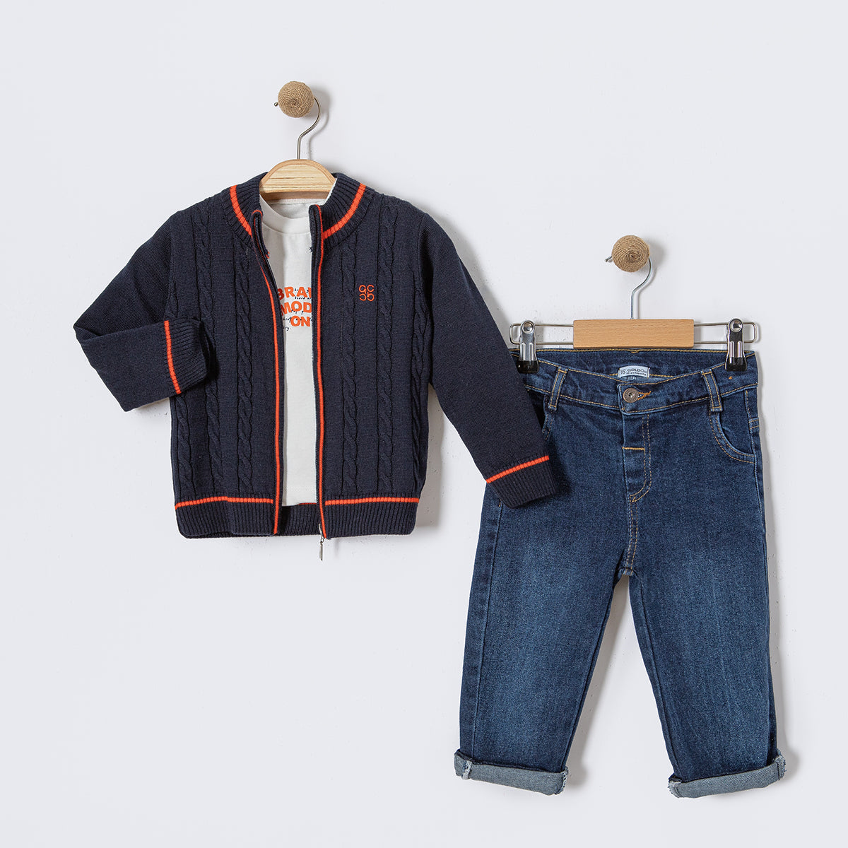 Crisp Chris Boys 3PC Knit Set-2