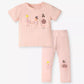 Children's Ballerina Round Neck Top and Pants Set - Farnelli
