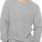 Men's Full Size Round Neck Long Sleeve Sweater Plus Size - Farnelli