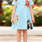 Children's Cartoon Animal Casual Dress - Farnelli