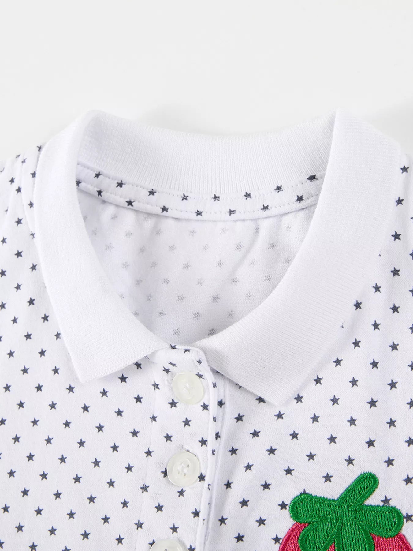 Children's Strawberry Polka Dot Polo - Farnelli