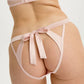 Blush Tempt Featherpink Open Back Bow-Tie Cheeky Panty-2