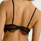 Sheer Lace Unlined Balconette Bra Blush Serene Black-1