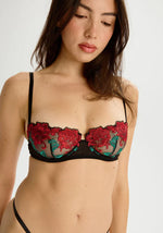 Rose Unlined Balconette Bra Blush Carmen-0