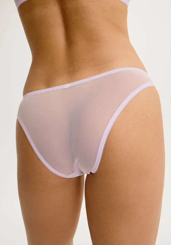 Blush Violine Orchid Sheer Embroidery Low Rise Bikini Panty-1