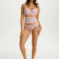 Blush Violine Orchid Sheer Embroidery Low Rise Bikini Panty-4