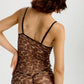 Sheer Mesh Stretch Maxi Dress Blush The Mesh Leopard-3