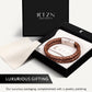 Double Brown Braided Leather Bracelet