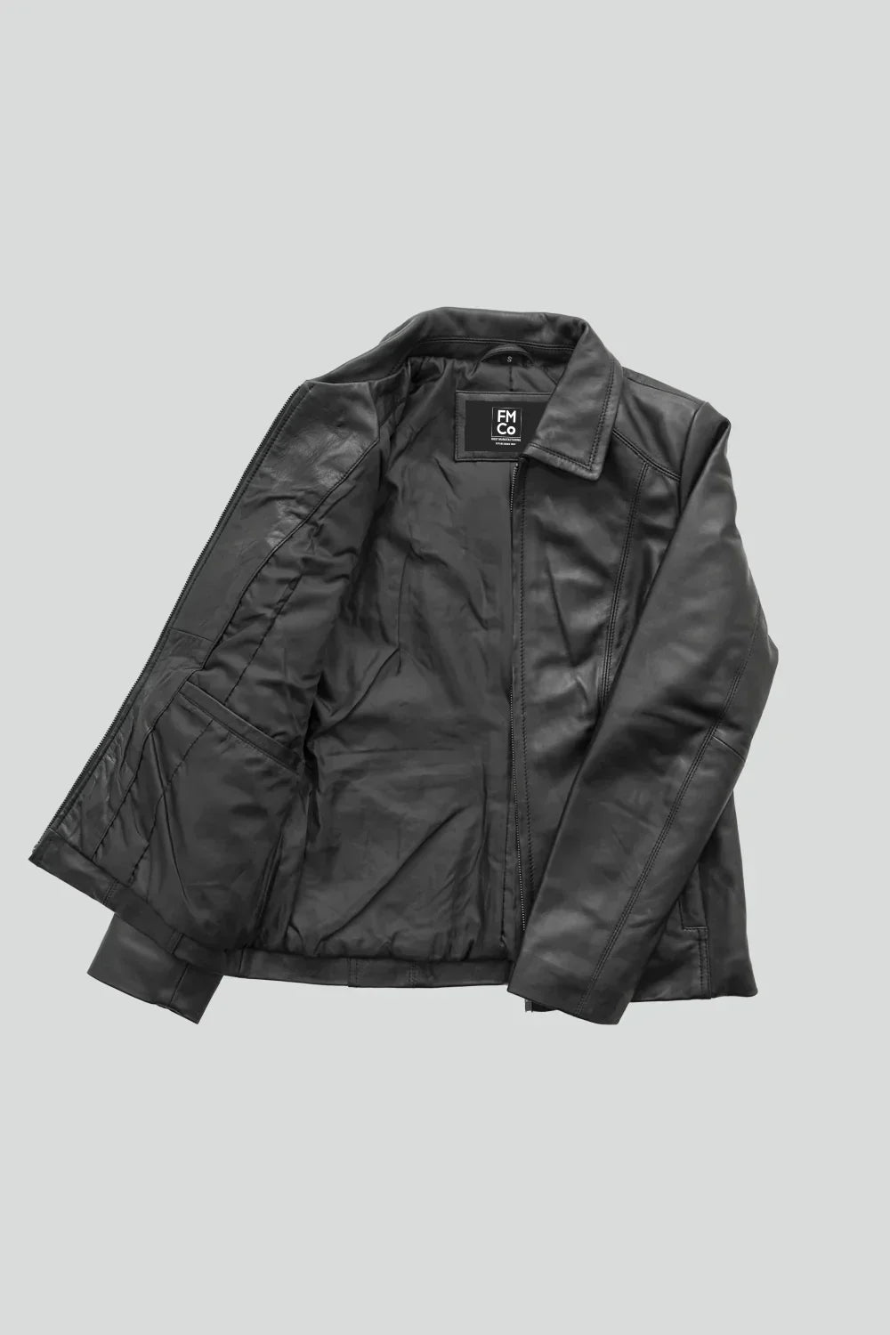 Whet Blu NYC Imelda women's lambskin leather jacket in a classic fitted design