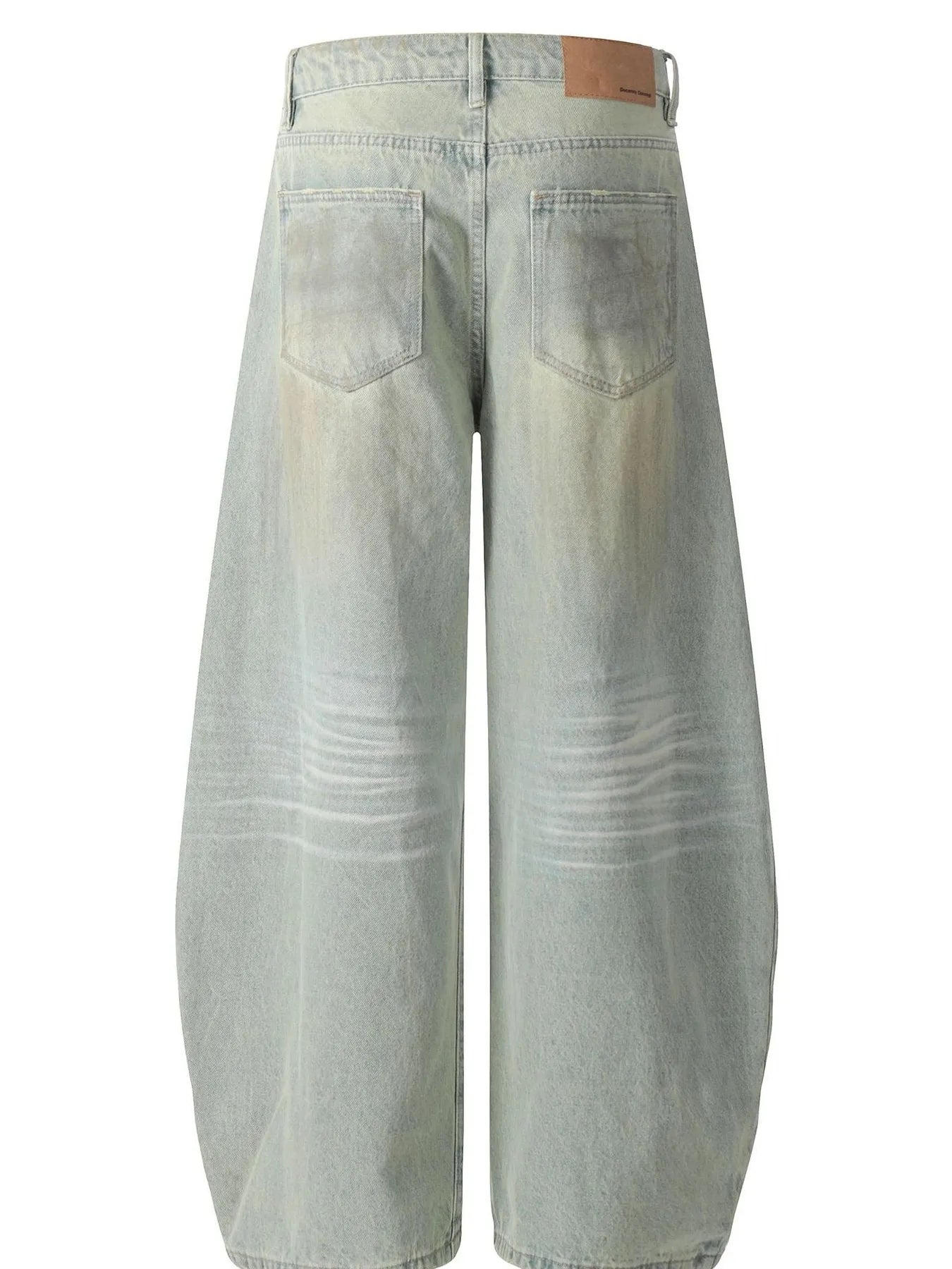Men's Vintage Washed Wide Leg Jeans - Farnelli