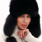 Genuine Polar Fox Fur Genuine Leather Hat