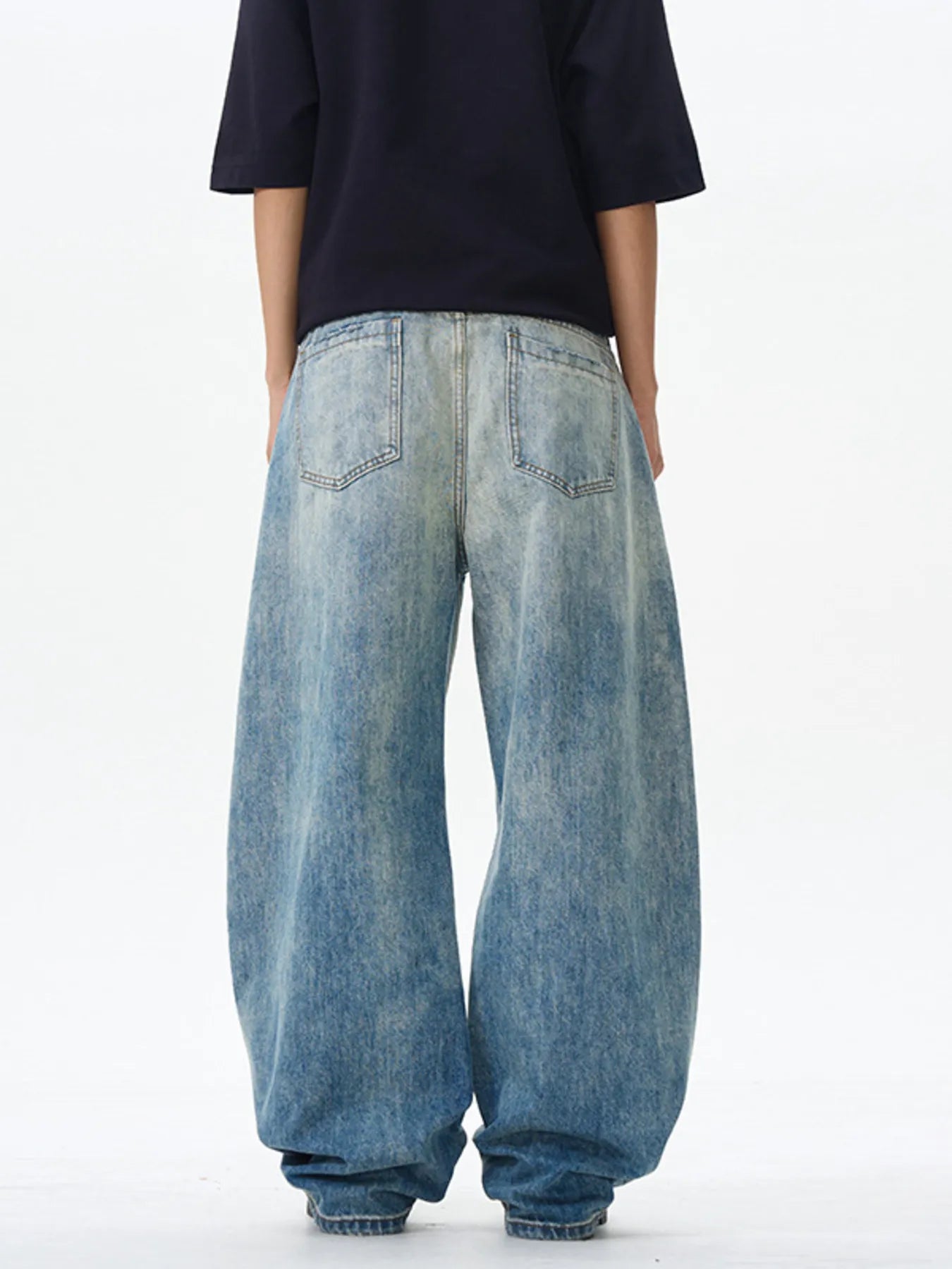 Men's Wide Leg Jeans - Farnelli