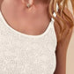 SO ME Two Tone Floral Seamless Tank Top - Farnelli