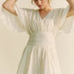 Davi & Dani Batwing Sleeve Waist Belt Romper - Farnelli