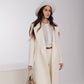 Pre-Order. Re-Stock Ships September 30. Astoria Classic Wraparound Wool Blend Overcoat in Ivory