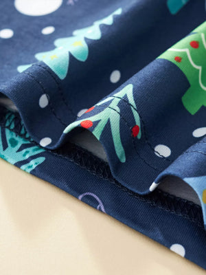 Children's Christmas Tree Long Sleeve Pajama Set - Farnelli