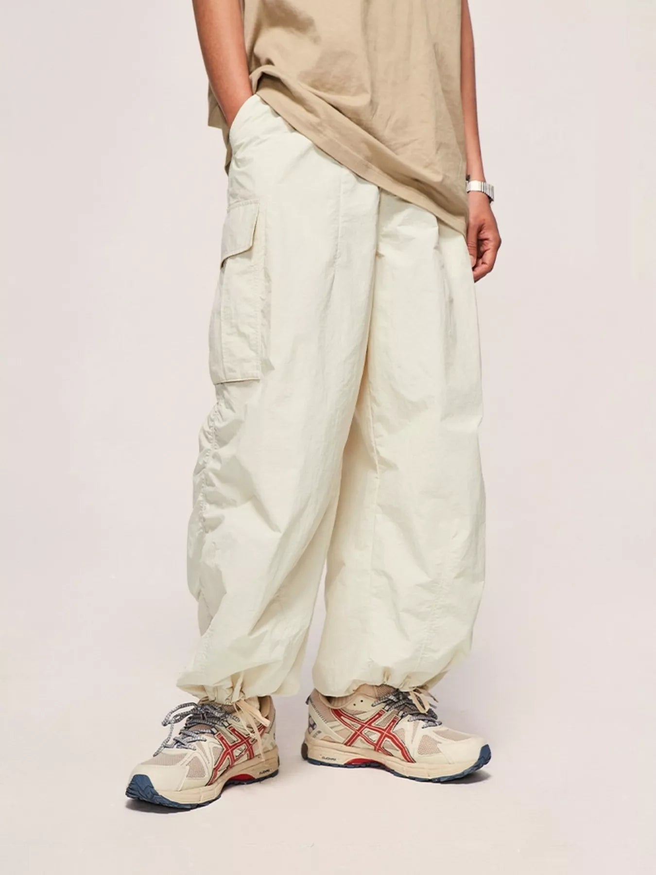 Men's Wide Leg Cargo Pants - Farnelli