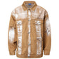 Men's Button Up Long Sleeve Denim Jacket - Farnelli