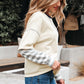 Ashley Striped Long Sleeve Two-in-one Top - Farnelli