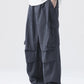 Men's Drawstring Wide Leg Cargo Pants - Farnelli