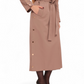 Jackie Trench Coat in British Tan