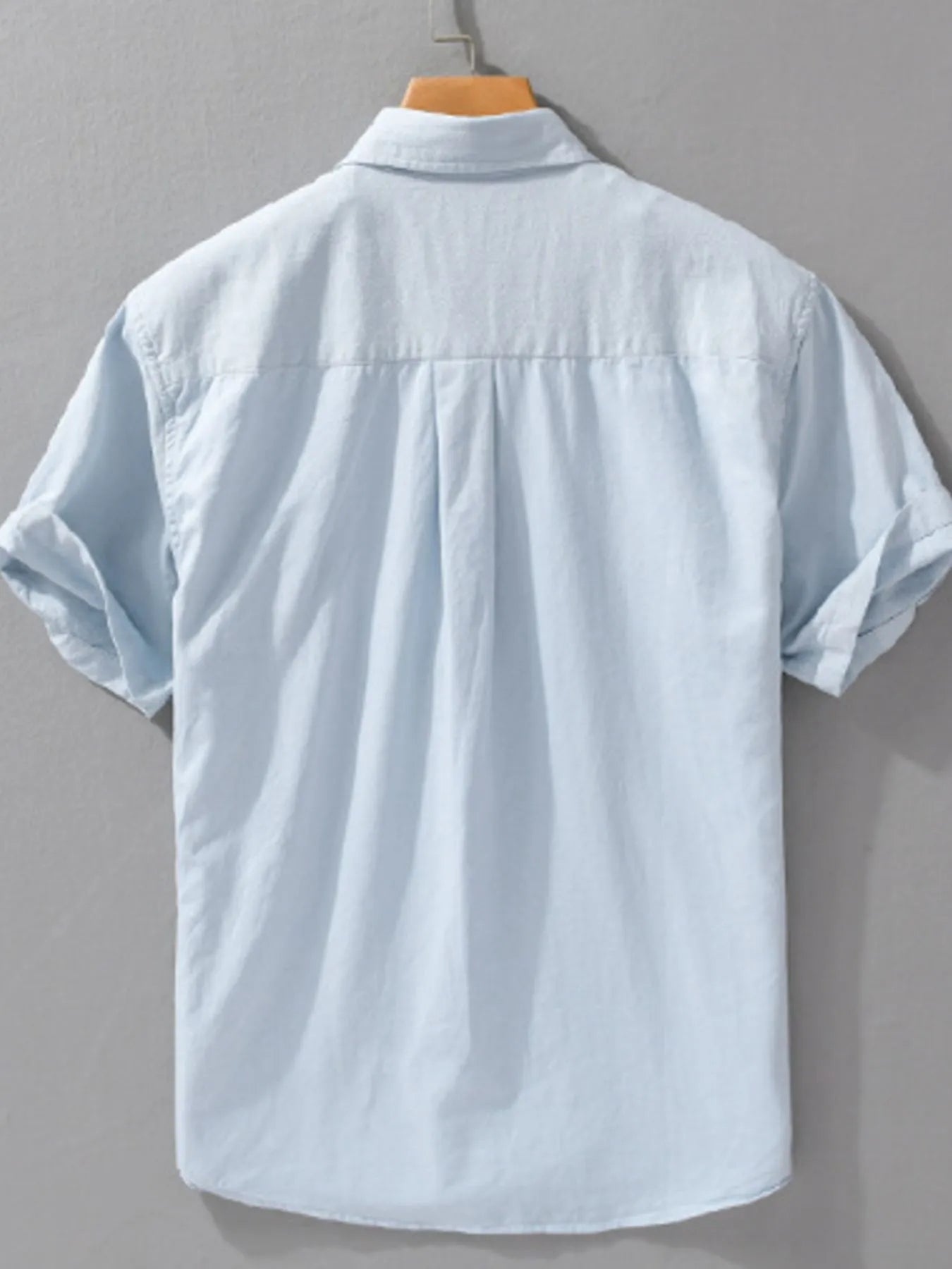 Men's Plus Size Button Up Short Sleeve Shirt - Farnelli
